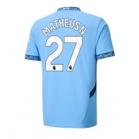 Manchester City Matheus Nunes #27 Hjemmedrakt 2024-25 Kortermet